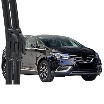 Multi-Functional Frameless Windshield Wiper Blades for Renault ESPACE All-Season Silent Rubber Refills