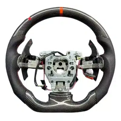 Carbon Fiber Steering Wheel Sport Style Replacement for Chevrolet Corvette C6