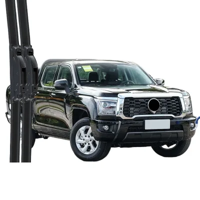Boneless Silent Rubber Wiper Blades for GWM Great Wall King Kong Cannon Pickup Front Windshield Boneless Silent Rubber Wiper Blades for GWM Great Wall King Kong Cannon Pickup Front Windshield