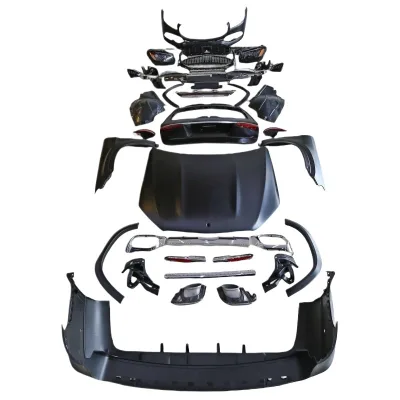 Full Body Kit Conversion Set for Mercedes-Benz GL X166 Upgraded Maybach Style Front Bumper Rear Diffuser and Grille Full Body Kit Conversion Set for Mercedes-Benz GL X166 Upgraded Maybach Style Front Bumper Rear Diffuser and Grille