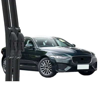 All-Weather Frameless Windshield Wiper Blades with Silent Rubber Strip for Jaguar XEL All-Weather Frameless Windshield Wiper Blades with Silent Rubber Strip for Jaguar XEL