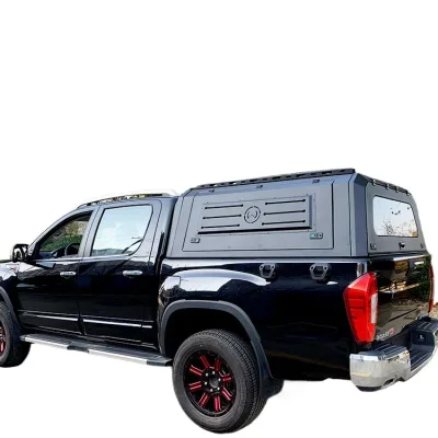 Pickup Truck Bed Cover High Top Steel Three-Door Rear Cargo Lid for Huanghai N3 N2 N1 N1S Pickup Truck Bed Cover High Top Steel Three-Door Rear Cargo Lid for Huanghai N3 N2 N1 N1S