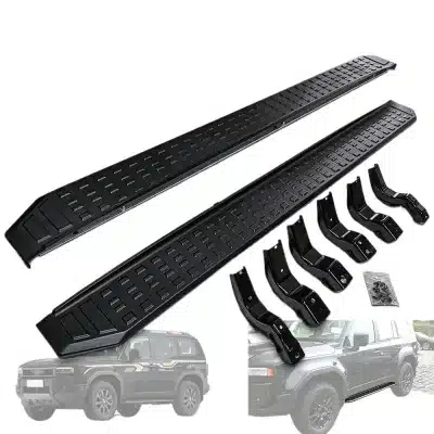 Heavy Duty Running Boards Side Steps for Toyota Land Cruiser 250 Prado 2024 Models Left and Right Pair