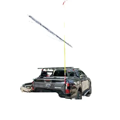 Tailgate Flagpole Mount Radio Antenna Base Tube for Ford Ranger Wildtrak T9