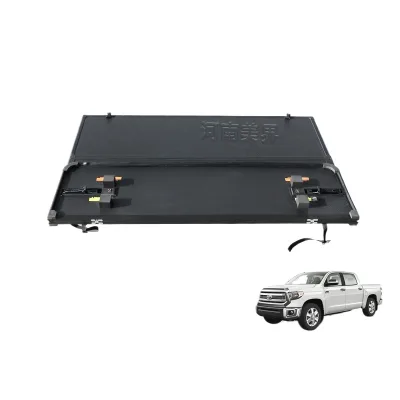 Tri-Fold Hard Tonneau Cover Truck Bed Cover Compatible with Toyota Tundra and Tacoma Pickup Trucks Tri-Fold Hard Tonneau Cover Truck Bed Cover Compatible with Toyota Tundra and Tacoma Pickup Trucks