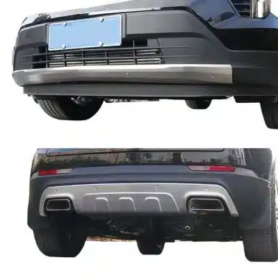 Stainless Steel Front and Rear Bumper Guard Protectors Compatible with Cadillac XT4 XT5 Stainless Steel Front and Rear Bumper Guard Protectors Compatible with Cadillac XT4 XT5