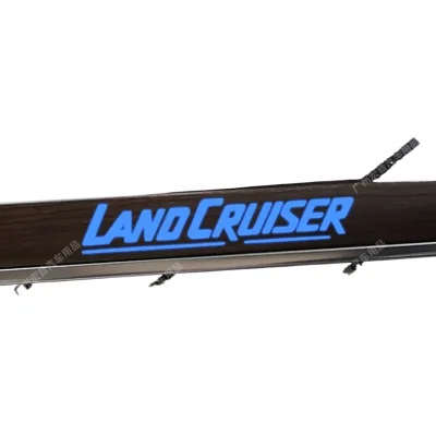 Interior LED Ambient Light Strip Wood Grain Trim for Toyota Land Cruiser LC200 2008-2021