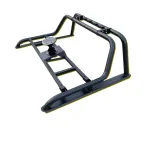 Pickup Truck Bed Rack with Spare Tire Carrier Roll Bar for Great Wall Poer Isuzu D-MAX Maxus Foton