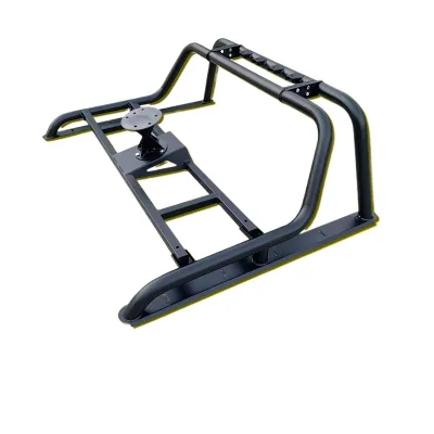 Pickup Truck Bed Rack with Spare Tire Carrier Roll Bar for Great Wall Poer Isuzu D-MAX Maxus Foton Pickup Truck Bed Rack with Spare Tire Carrier Roll Bar for Great Wall Poer Isuzu D-MAX Maxus Foton