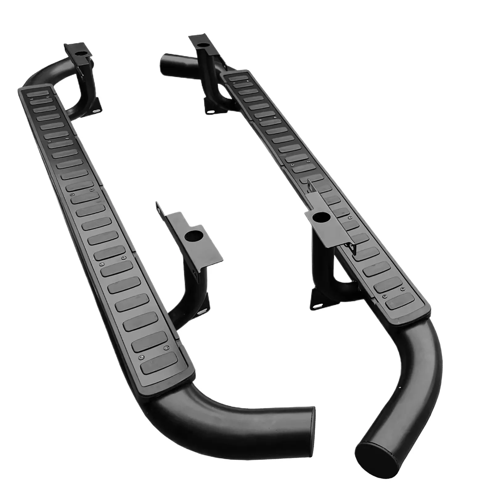 Side Steps Nerf Bars Compatible with Land Rover Defender 90 110 2-Door 4-Door Off-Road Running Boards