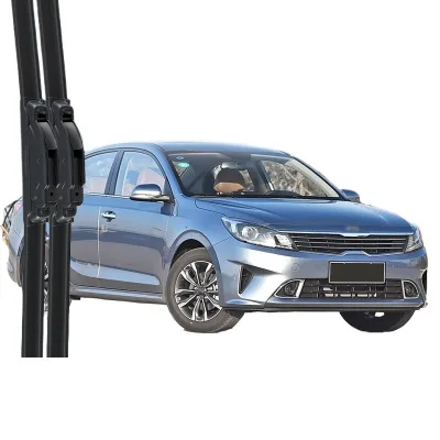 Professional Frameless Windshield Wiper Blades Dual Rubber Strip Silent Smooth Wiping for Kia Forte Professional Frameless Windshield Wiper Blades Dual Rubber Strip Silent Smooth Wiping for Kia Forte