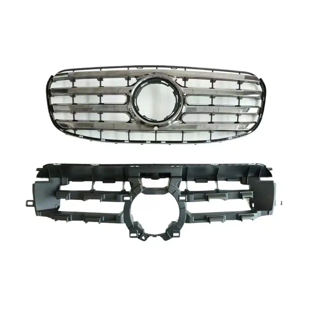 Front Bumper Grille Upper Radiator Mesh Grill for Mercedes-Benz GLS450 Original Style Replacement