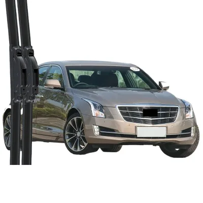 Professional Frameless Windshield Wiper Blades with Natural Rubber Strips for Cadillac ATS-L Professional Frameless Windshield Wiper Blades with Natural Rubber Strips for Cadillac ATS-L