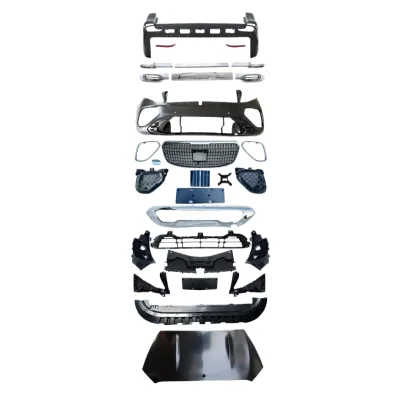 Mercedes-Benz V-Class W447 GLS Maybach Style Front and Rear Bumper Body Kit for Vito W448 Optimization Mercedes-Benz V-Class W447 GLS Maybach Style Front and Rear Bumper Body Kit for Vito W448 Optimization
