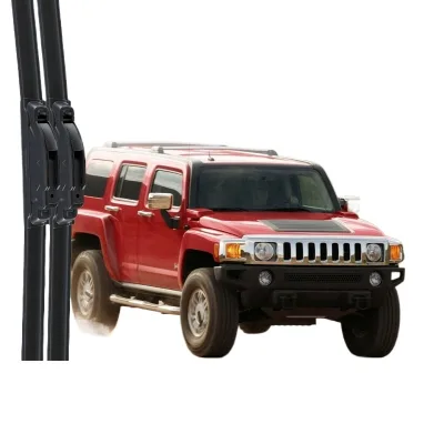 Professional Frameless Windshield Wiper Blades with Silent Rubber Strip for Hummer H3 Professional Frameless Windshield Wiper Blades with Silent Rubber Strip for Hummer H3