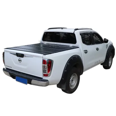 Quad-Fold Hard Tonneau Cover Truck Bed Waterproof Integrated Lid for Nissan Navara NP300 Quad-Fold Hard Tonneau Cover Truck Bed Waterproof Integrated Lid for Nissan Navara NP300