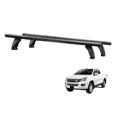 Pickup Truck Bed Roll Cover Crossbars Aluminum Cargo Carrier Rails compatible with Isuzu D-MAX/Remax/Lingtu Pickup Truck Bed Roll Cover Crossbars Aluminum Cargo Carrier Rails compatible with Isuzu D-MAX/Remax/Lingtu