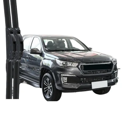 Universal Frameless Windshield Wiper Blades with Quiet Rubber Strip for Foton Tunland F9 Universal Frameless Windshield Wiper Blades with Quiet Rubber Strip for Foton Tunland F9