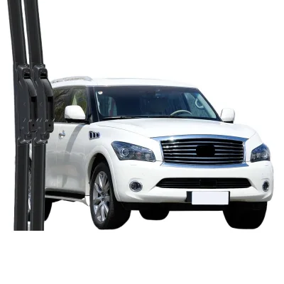 Multi-Functional Frameless Windshield Wiper Blades Silent Rubber Refills for Infiniti QX56 Multi-Functional Frameless Windshield Wiper Blades Silent Rubber Refills for Infiniti QX56