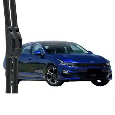 Front Windshield Wiper Blades for Kia K5 and K5 PHEV Frameless Silent Rubber Wiper Arm Set Front Windshield Wiper Blades for Kia K5 and K5 PHEV Frameless Silent Rubber Wiper Arm Set