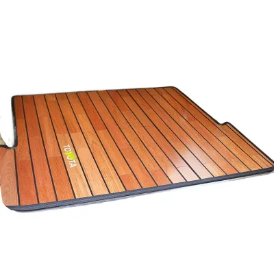 Solid Wood Rear Trunk Mat Floor Protector for Toyota Land Cruiser Prado 2010-2020 Interior Modification Solid Wood Rear Trunk Mat Floor Protector for Toyota Land Cruiser Prado 2010-2020 Interior Modification
