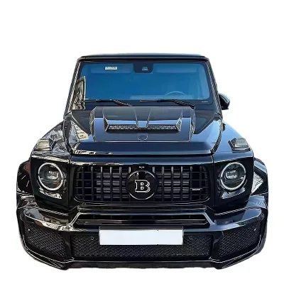 Carbon Fiber Hood Bonnet Engine Cover Compatible with Mercedes-Benz G-Class Brabus Style Upgrade Carbon Fiber Hood Bonnet Engine Cover Compatible with Mercedes-Benz G-Class Brabus Style Upgrade