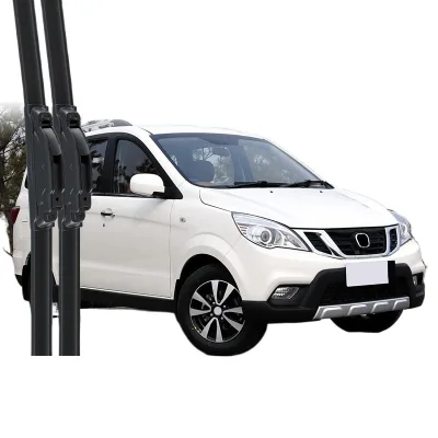 Universal Fit Frameless Wiper Blades for BAIC Weiwang M35, Premium Quiet Silicone Rubber Windshield Wipers Front Set Universal Fit Frameless Wiper Blades for BAIC Weiwang M35, Premium Quiet Silicone Rubber Windshield Wipers Front Set