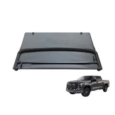 Soft Tri-Fold Tonneau Cover for Toyota Tundra and Tacoma Pickup Trucks Weatherproof Truck Bed Cover Soft Tri-Fold Tonneau Cover for Toyota Tundra and Tacoma Pickup Trucks Weatherproof Truck Bed Cover