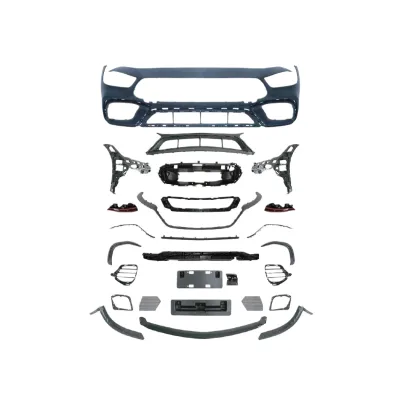 Full Body Kit Front and Rear Bumper Set Compatible for Mercedes-Benz AMG GT63 X290 Style Upgrade