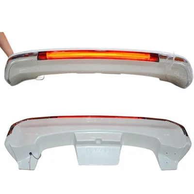 Rear Trunk Mid-Spoiler with LED Light Bar for Toyota Land Cruiser Paint Finished Wing Rear Trunk Mid-Spoiler with LED Light Bar for Toyota Land Cruiser Paint Finished Wing