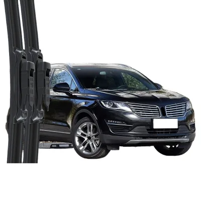 Universal Frameless Windshield Wiper Blades Multi-Function Silent Rubber Strips Compatible with Lincoln MKC Universal Frameless Windshield Wiper Blades Multi-Function Silent Rubber Strips Compatible with Lincoln MKC