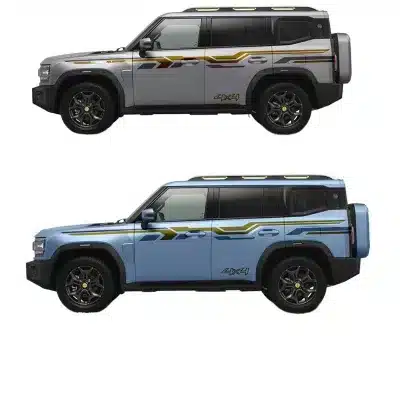 Suitable for Jietu Traveler Car Sticker Lahua Shanhai T2 Car Personality Off-road Change Decoration Body Color Sticker Suitable for Jietu Traveler Car Sticker Lahua Shanhai T2 Car Personality Off-road Change Decoration Body Color Sticker