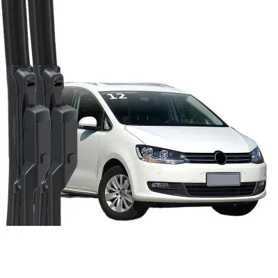 Professional Frameless Windshield Wiper Blades, Silent Rubber Strip Multi-Functional Window Wipers for VW Sharan Professional Frameless Windshield Wiper Blades, Silent Rubber Strip Multi-Functional Window Wipers for VW Sharan