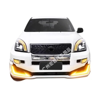 Front Bumper Lower Grille Mesh Garnish Trim for Toyota Land Cruiser Prado LC120 2003-2009 TRD Style Front Bumper Lower Grille Mesh Garnish Trim for Toyota Land Cruiser Prado LC120 2003-2009 TRD Style