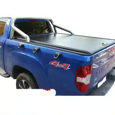 Retractable Tonneau Cover for Pickup Truck Bed, Manual Roll-Up Lid Retractable Tonneau Cover for Pickup Truck Bed, Manual Roll-Up Lid