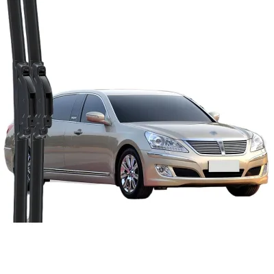 Frameless Windshield Wiper Blades for Hyundai Equus Multi-Functional Silent Rubber Strip Pair Frameless Windshield Wiper Blades for Hyundai Equus Multi-Functional Silent Rubber Strip Pair