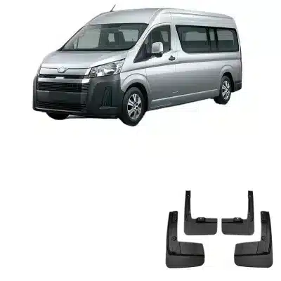 Soft Rubber Car Mud Guards Front and Rear Splash Guards for Toyota Hiace 2019-2024 Soft Rubber Car Mud Guards Front and Rear Splash Guards for Toyota Hiace 2019-2024