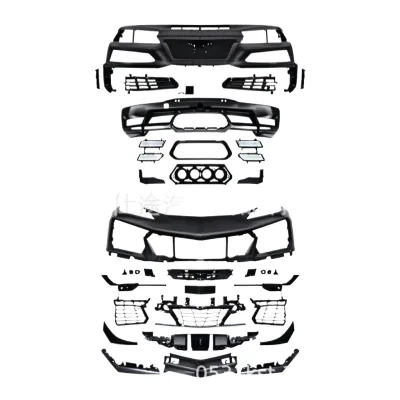 Full Body Aerodynamic Conversion Kit Z06 Style Compatible with Corvette C8 2020-Up Front Rear Bumper Side Skirts Set Full Body Aerodynamic Conversion Kit Z06 Style Compatible with Corvette C8 2020-Up Front Rear Bumper Side Skirts Set