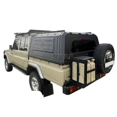 Heavy Duty Manganese Steel Pickup Truck Bed Canopy with Three Opening Doors for Toyota Land Cruiser LC79 Heavy Duty Manganese Steel Pickup Truck Bed Canopy with Three Opening Doors for Toyota Land Cruiser LC79