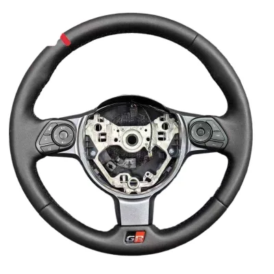 GR Style Sport Steering Wheel Assembly with Carbon Fiber Accents for Toyota Corolla Camry Series GR Style Sport Steering Wheel Assembly with Carbon Fiber Accents for Toyota Corolla Camry Series