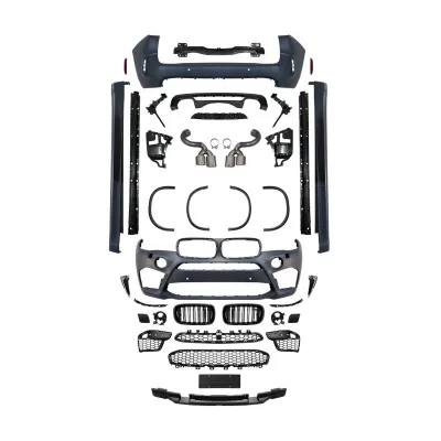 X5M Style Front and Rear Bumper Body Kit for BMW X5 F15 2014-2018 X5M Style Front and Rear Bumper Body Kit for BMW X5 F15 2014-2018