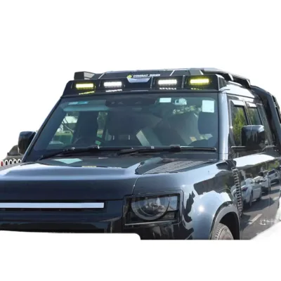 Carbon Fiber Roof Spotlight LED Light Bar Off-Road Work Lamp for Land Rover Defender