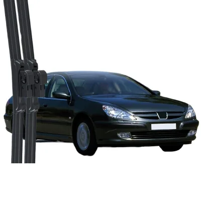 Frameless Windshield Wiper Blades for Peugeot 607 Silent Multi-Function Rubber Strips Frameless Windshield Wiper Blades for Peugeot 607 Silent Multi-Function Rubber Strips