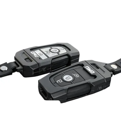 Remote Key Fob Shell Cover Protector with Keychain for Ford Bronco Accessories Remote Key Fob Shell Cover Protector with Keychain for Ford Bronco Accessories
