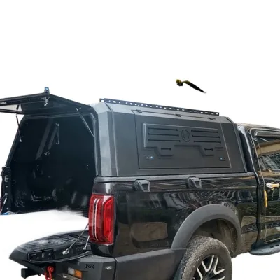 Pickup Truck Bed Cover 3-Fold Multi-Function High Top for JAC Shuailing & Hantu Pickup Truck Bed Cover 3-Fold Multi-Function High Top for JAC Shuailing & Hantu