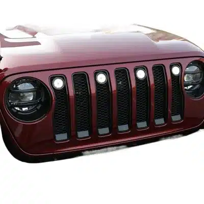 Front Grille Amber LED Lights Kit Waterproof Daytime Running Light and Turn Signal for Wrangler JL Gladiator Front Grille Amber LED Lights Kit Waterproof Daytime Running Light and Turn Signal for Wrangler JL Gladiator