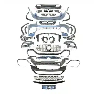 Front and Rear Bumper Body Kit AMG Style for Mercedes-Benz GLS X167 2024 GLS63 Upgrade Front and Rear Bumper Body Kit AMG Style for Mercedes-Benz GLS X167 2024 GLS63 Upgrade