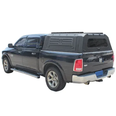 Heavy-Duty Manganese Steel Trifold Hard Truck Bed Topper Canopy for Dodge Ram 1500 Pickup