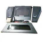 Truck Bed Cover Raptor Style for F150 Pickup 5.5ft/5.7ft Bed Manganese Steel Slanted