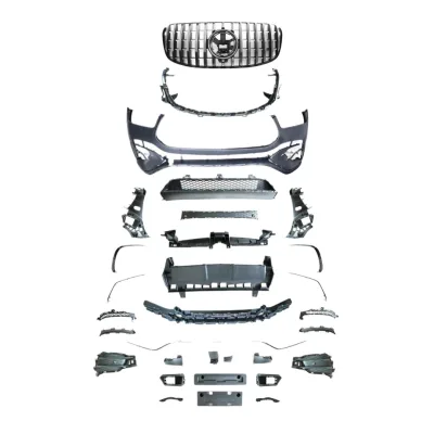 Front and Rear Bumper Body Kit for Mercedes-Benz GLS-Class X167 Upgrade GLS53 Style Conversion Front and Rear Bumper Body Kit for Mercedes-Benz GLS-Class X167 Upgrade GLS53 Style Conversion